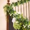 6FT Eucalyptus Garland with Flowers, 2 Pack Artificial Greenery Garland Hanging Faux Eucalyptus Garland Suitable
